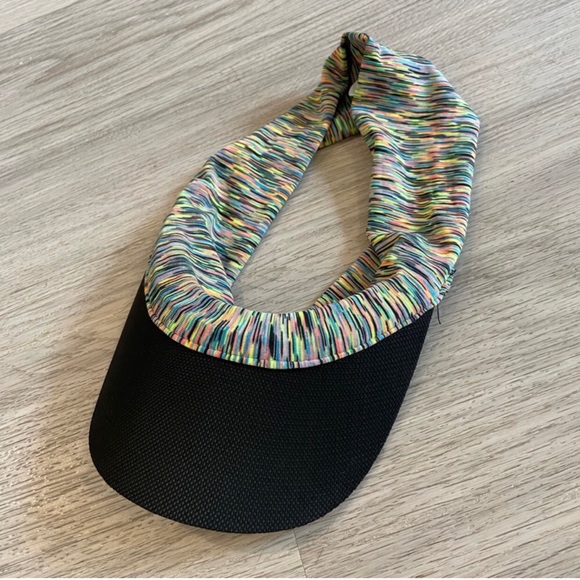 Cute Colourful Stretchy Visor with Ponytail Hole. - Picture 4 of 4